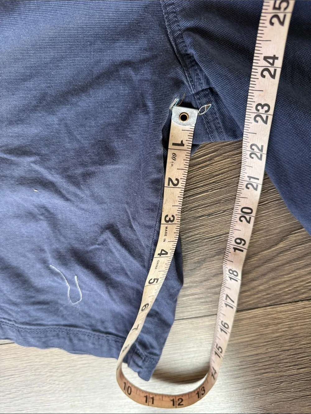 Travis Mathew Men's Navy Flat-Front Chino Shorts